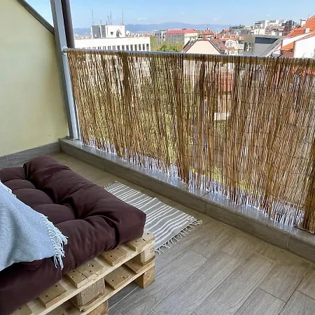 Apartment Panoramic Terrace View In Center Sofia