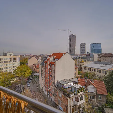 Apartment Panoramic Terrace View In Center Sofia